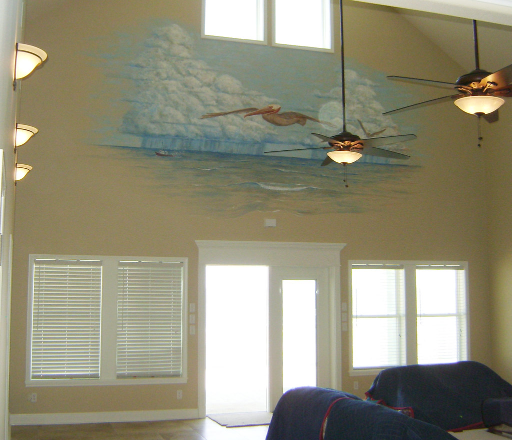 Bright, freshly painted interior living space